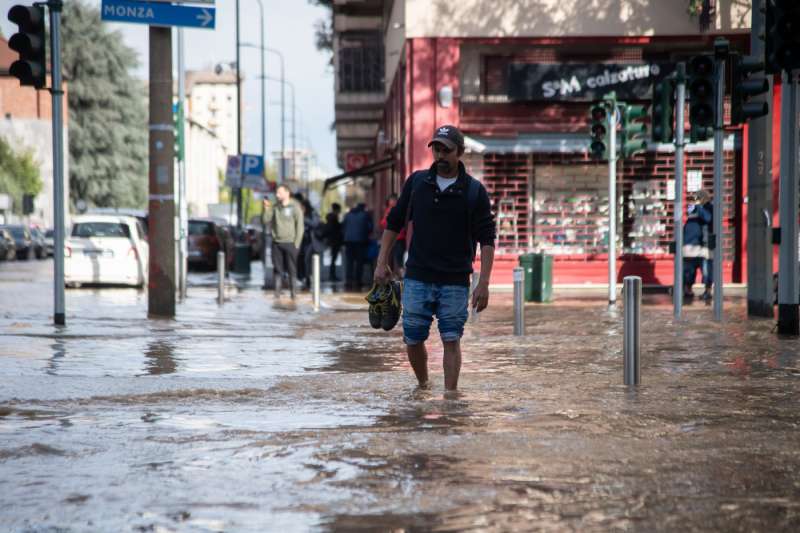 esondazione del fiume seveso a milano 97