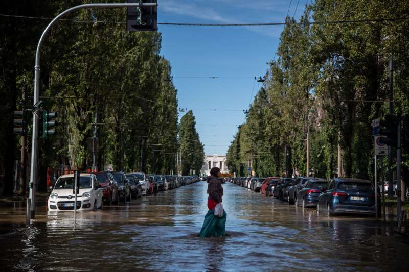 esondazione del fiume seveso a milano 99