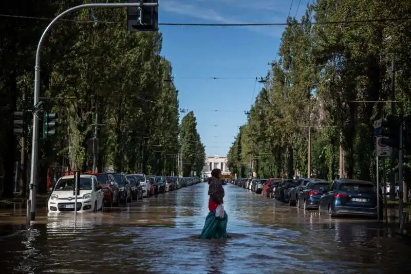 esondazione del fiume seveso a milano   99