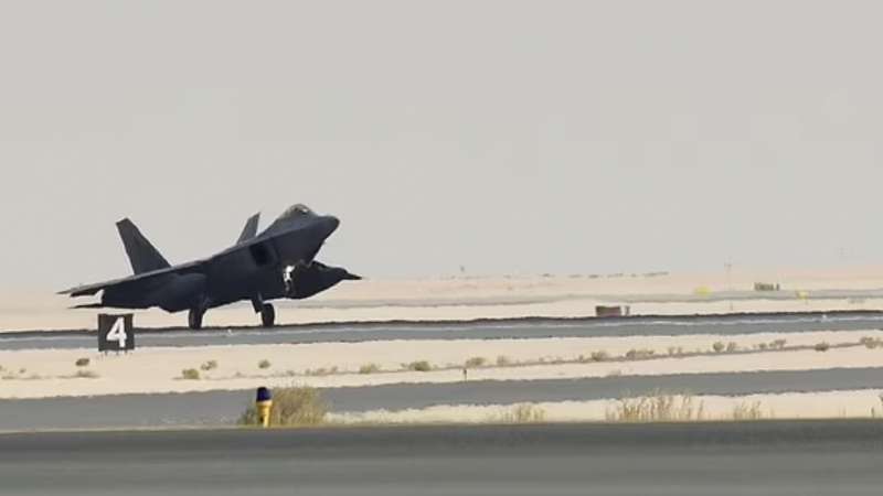 f22 raptor in qatar