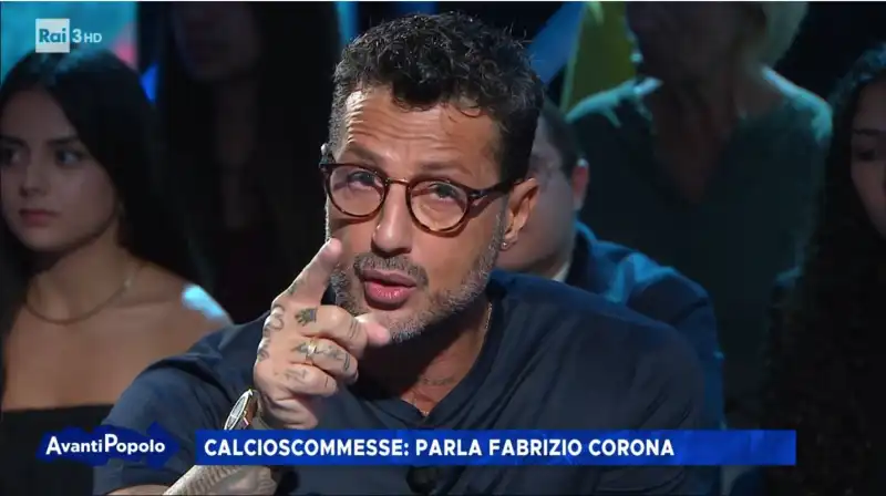 FABRIZIO CORONA A AVANTI POPOLO