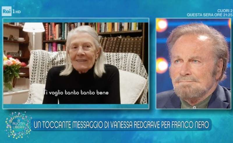 franco nero piange per il videomessaggio di vanessa redgrave 1