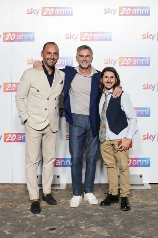 gianluca di marzio, alessandro bonan, fayna @sky20anni