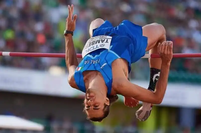 gianmarco tamberi alle finali del world athletics championships in oregon