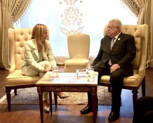 GIORGIA MELONI - ABU MAZEN