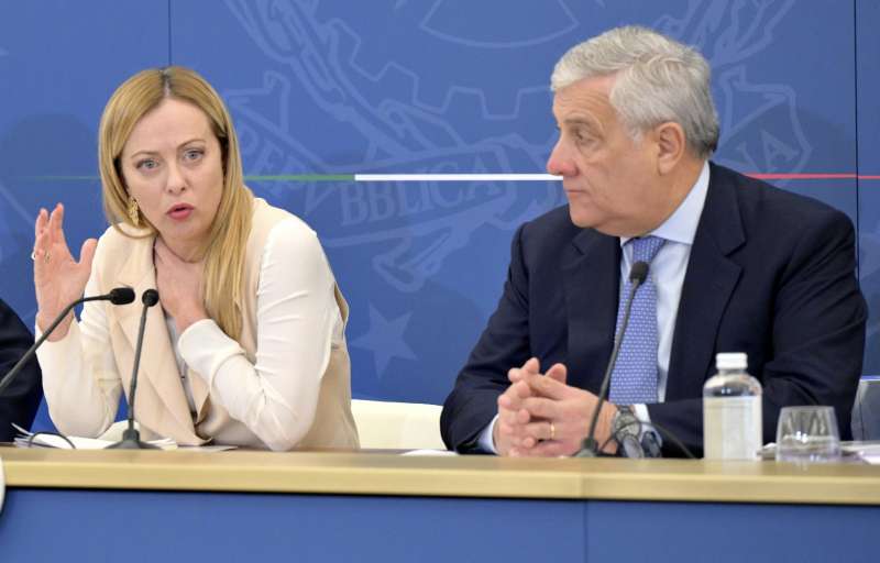 giorgia meloni antonio tajani