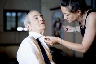 giorgio assumma sul set di roma santa e dannata 1