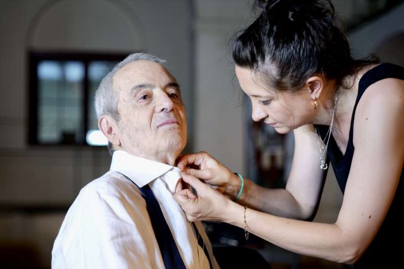 giorgio assumma sul set di roma santa e dannata 3