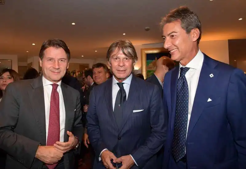 giuseppe conte  sebino nela  guido d ubaldo  foto di bacco