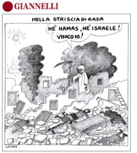 GUERRA ISRAELE - GAZA - VIGNETTA DI GIANNELLI