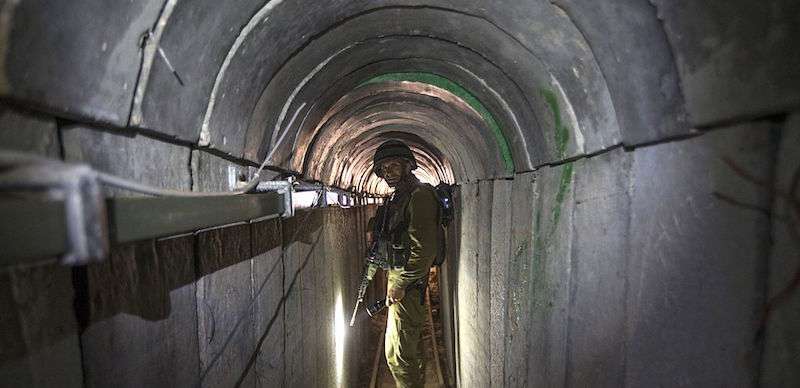 i tunnel scavati da hamas sotto il confine tra gaza e israele