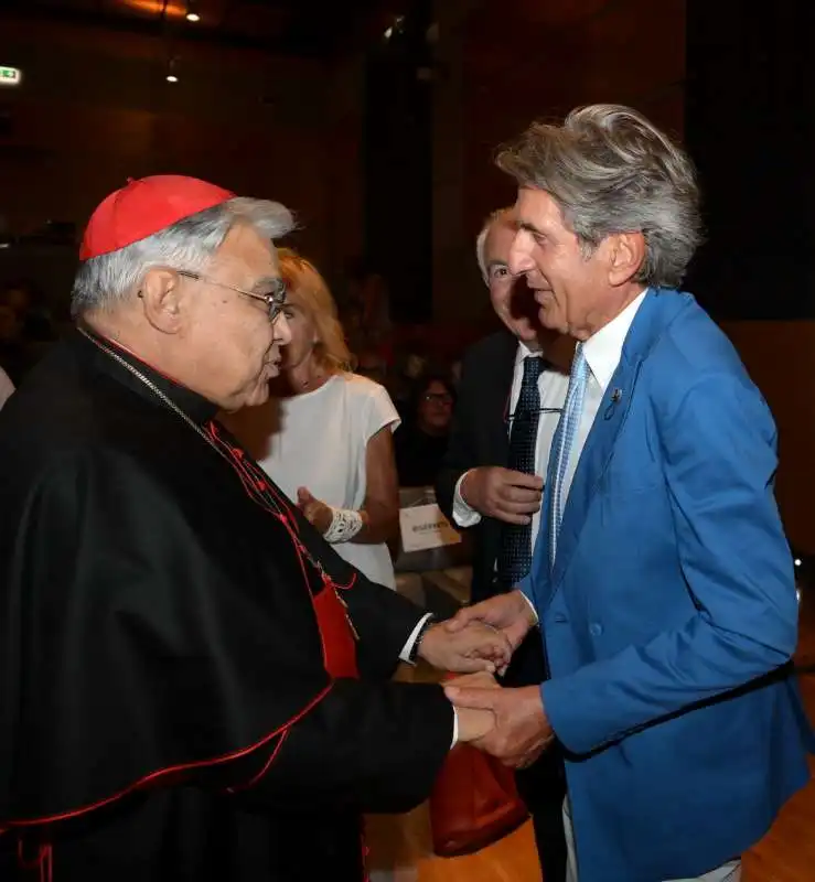 il cardinale marcello semeraro e gianni ippoliti  foto di bacco