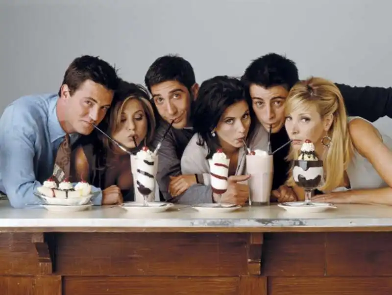 il cast di friends  1