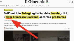 il giornale, giordano ex br