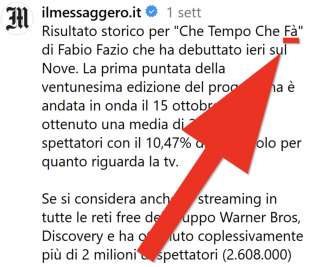 il messaggero, fa con l'accento