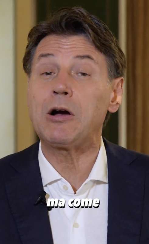 il video di giuseppe conte per un anno di governo meloni 8