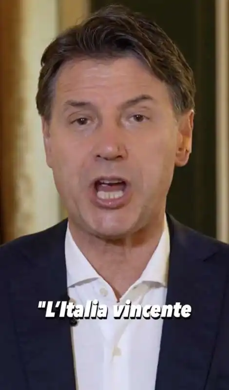 il video di giuseppe conte per un anno di governo meloni   9