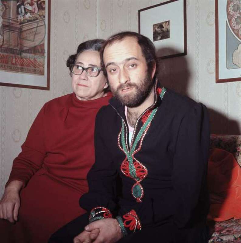 lucio dalla con la madre iole melotti