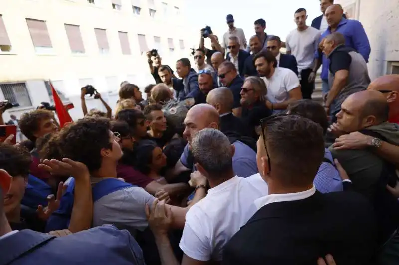 manifestazione degli studenti pro palestina a la sapienza   4