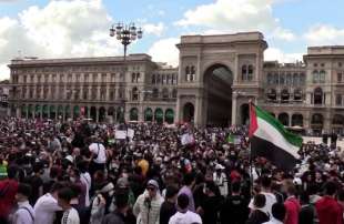 manifestazione per la palestina a milano 4