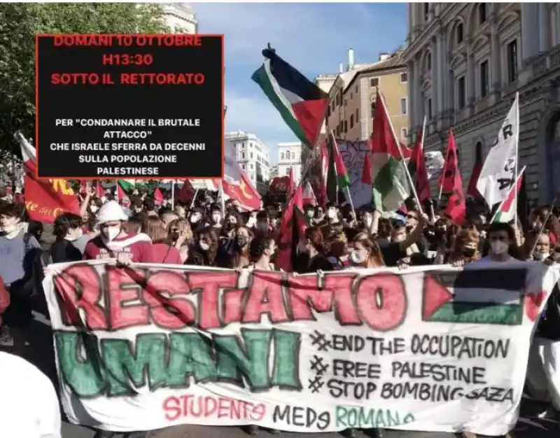 MANIFESTAZIONE PRO PALESTINA