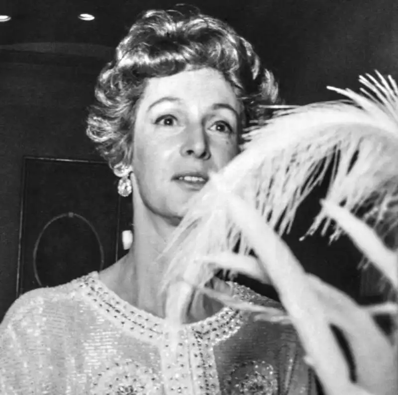 marella agnelli   black & white ball 