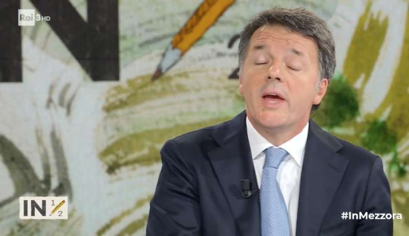 matteo renzi in mezzora in piu 3