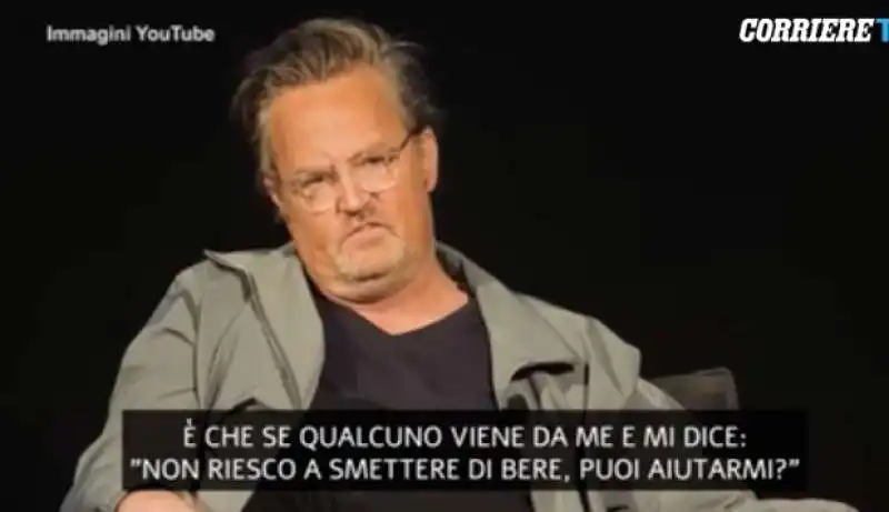 matthew perry nel 2022 intervistato da tom power