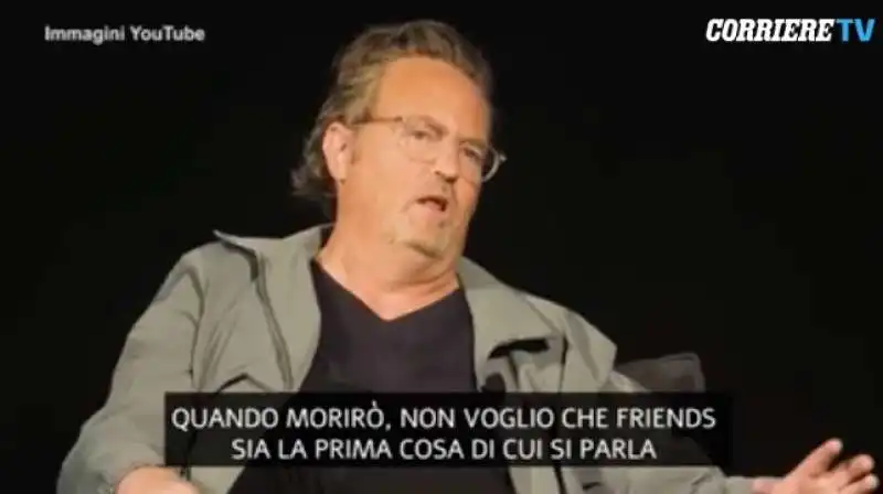 matthew perry nel 2022 intervistato da tom power 