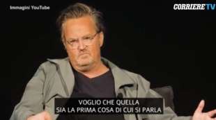 matthew perry nel 2022 intervistato da tom power