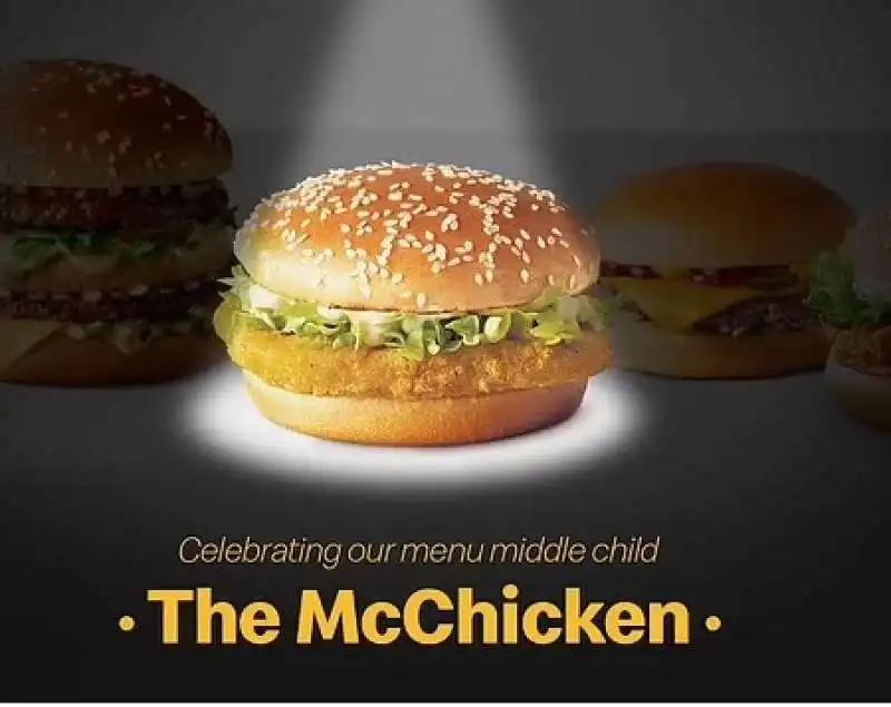 mcchicken - panino di mcdonalds