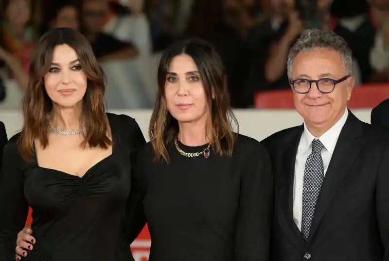 monica bellucci  eleonora pratelli  paolo del brocco  foto di bacco