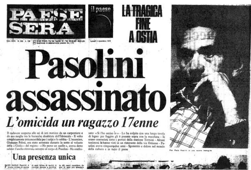 omicidio pasolini paese sera