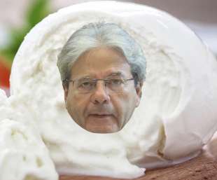 PAOLO GENTILONI VERSIONE MOZZARELLA