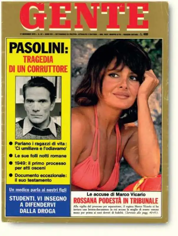 pasolini gente novembre 1975