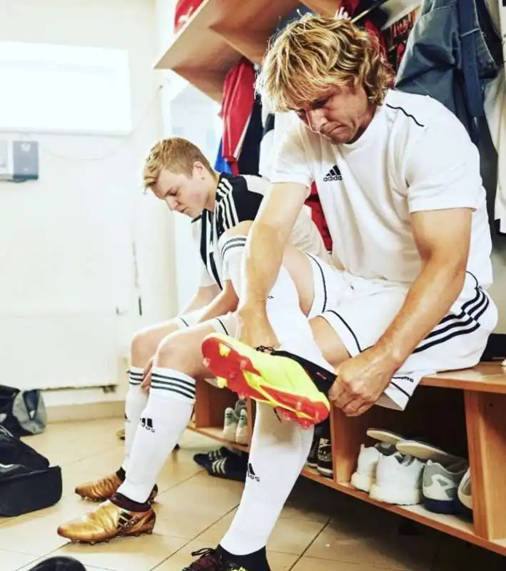 pavel nedved e il figlio pavel jr