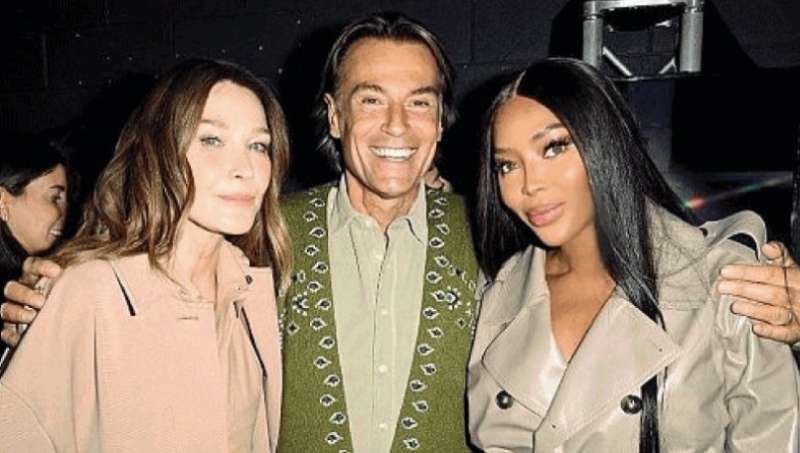 piero piazza tra carla bruni e naomi campbell