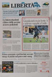 prima pagina la liberta 3 ottobre 2023