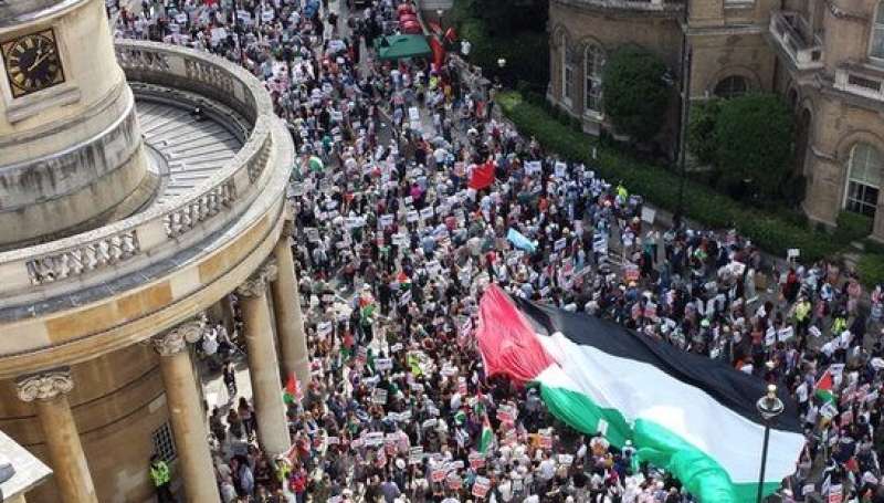 proteste pro palestina a londra 5