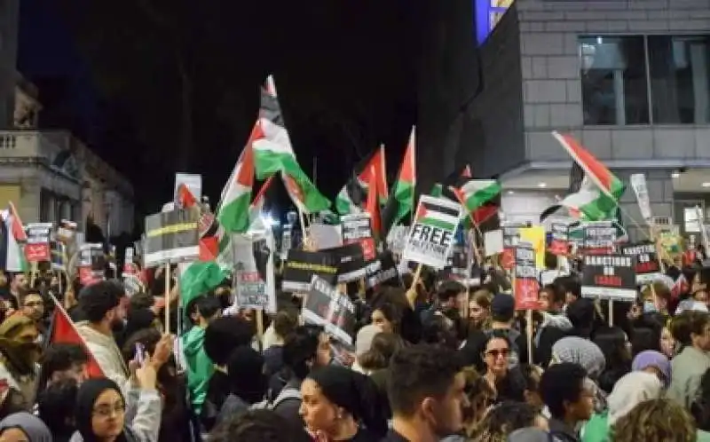 proteste pro palestina a londra 6