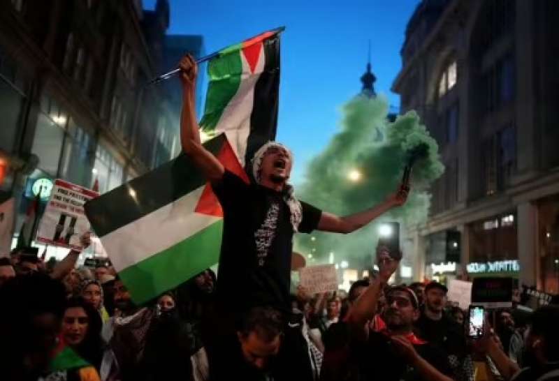 proteste pro palestina a londra 7