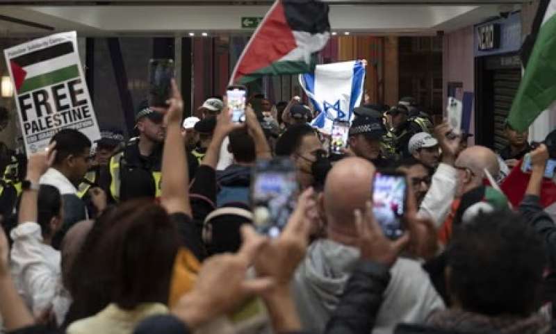 proteste pro palestina a londra 8