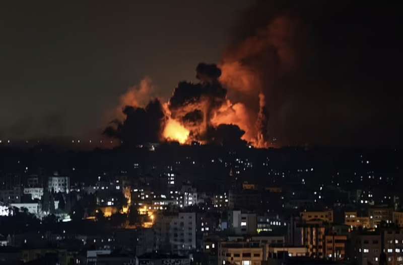 raid israeliani su gaza.