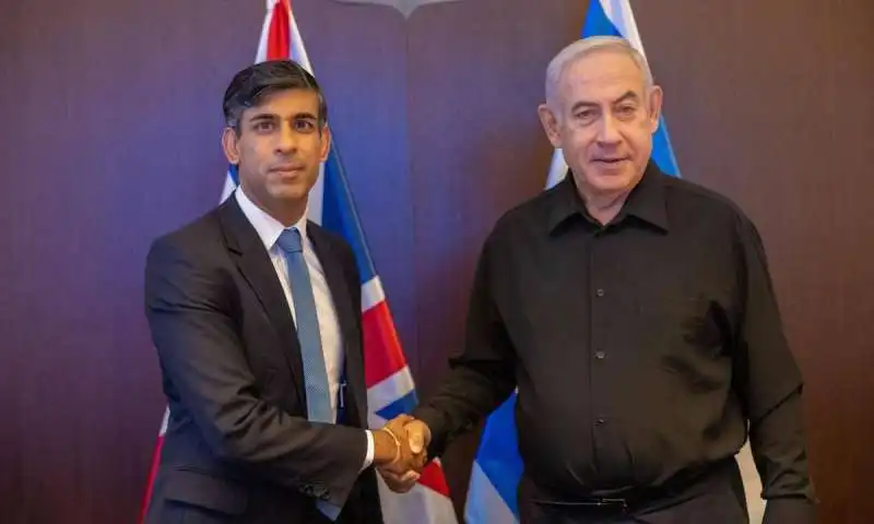 RISHI SUNAK BENJAMIN NETANYAHU