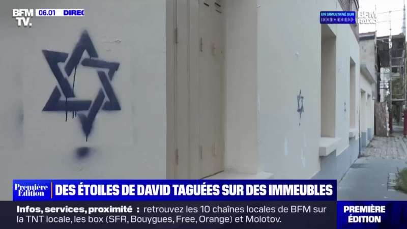 STELLE DI DAVID SULLE CASE A PARIGI