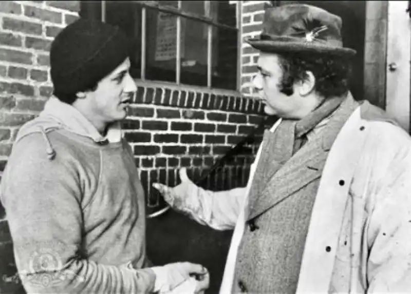 sylvester stallone e Burt Young - rocky