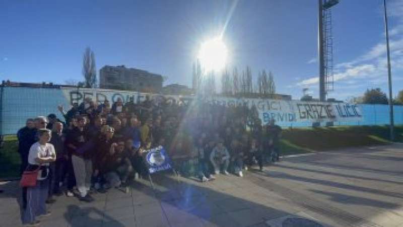 tifosi dell atalanta incontrano josip ilicic