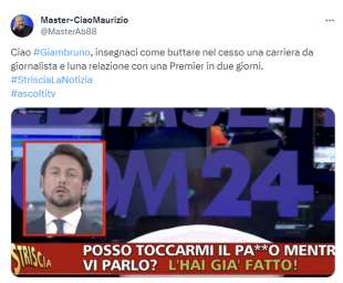 tweet su giorgia meloni e andrea giambruno 5