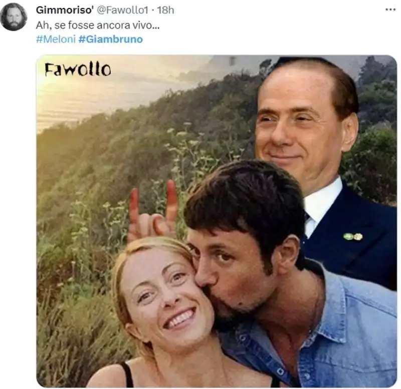 tweet sulla separazione tra giorgia meloni e andrea giambruno 4