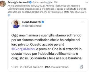 tweet sulla separazione tra giorgia meloni e andrea giambruno 5